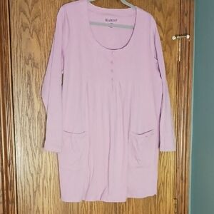 Women's Roaman's Pull Over Long Sleeve Smock Like Sweatshirt Top